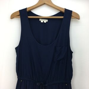 Edme & Esyllte Freya Blue Tie Waist Dress Size M